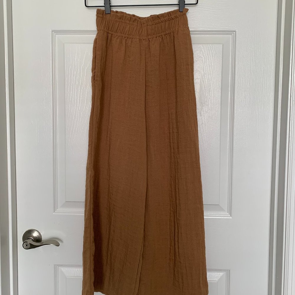 Tan High-Waisted H&M Pants (NWT)